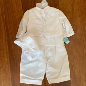 NWT Precious Angels 4pc Christening 9-12 mos